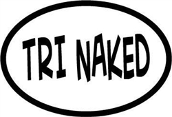 Oval Decal, Tri Naked