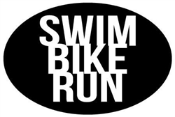 Oval Magnet, Swim Bike Run