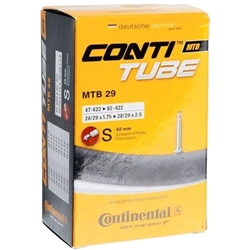 Continental MTB 29 Tube, 29x1.75-2.5, 42mm, Black