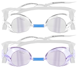 Malmsten Mirrored Swedish Swim Goggle, Jewel Collection