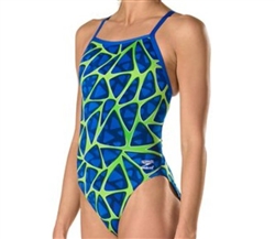 Speedo Caged Out Flyback Swimsuit, 7719801