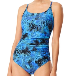 Speedo Shirred One Piece Swimsuit, 7734132