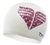 TYR Pink Chevron Silicone Adult Swim Cap