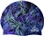 Water Gear Graphic Silicone Swim Cap, Blue Mermaid