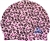 Water Gear Graphic Silicone Swim Cap, Pink Cheetah