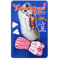 Yankz! Sure Lace System, Pink Ribbon