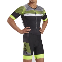 Zoot Men's Ultra Tri Short Sleeve Aero Racesuit, Z1806025