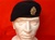 Royal logistic Corps Beret + RLC Metal Cap Badge ( Leather Banded Silk Lined military Beret )