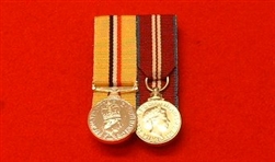 Court Mounted Op Telic Iraq Campaign Queens Diamond Jubilee Miniature Medals
