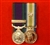 Court Mounted Northern Ireland CSM Falklands + Rosette South Atlantic Miniate Medals