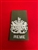 High Quality REME Royal Electrical & Mechanical Engineers WO1 New King's Crown Olive Green  Combat Rank Slide