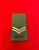 High Quality RAVC Royal Army Veterinary Corps Corporal New King's Crown Olive Green Combat Rank Slide.