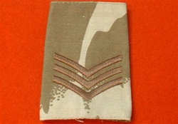 SGT Desert DPM Combat Slides ( Sergeant Desert DPM Combat Rank Slides )