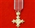 OBE Miniature Medal ( With Military Style Ribbon )