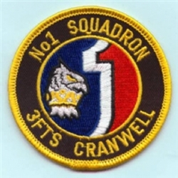 RAF SQN  Badge 1 SQD 3 FTS OP'S Badge ( Flying Training Squadron Badge )