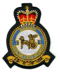 RAF 1 SQD RAF Rgt Official Crest Badge ( 1 Squadron Regiment Official Badge )