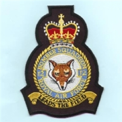 RAF 12 Bomber SQN Crest Badge ( 12 Bomber SQN Crest Badge )