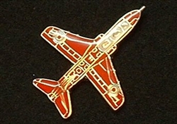 Enamel RAF Red Arrow Pin Badge