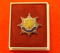 Quality Royal Anglian Regiment Boxed Infantry Enamel Lapel Badge ( RAR Lapel Badge )