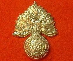 Royal Fusiliers Metal Cap Badge