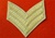 Mess Dress Sergeants Chevrons ( SGT Stripes Gold on Primrose Yellow )