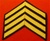 4 Bar Chevron HCR Staff Corporal or Band Drum Majors Chevrons