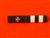 The Order of St John + Silver Maltese Cross Emblem St Johns Ambulance Service Ribbon Bar Pin Type