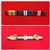 Gulf War 1 Iraq with Rosette Queens Golden Jubilee Queens Diamond Jubilee Medal Ribbon Bar Stud Type