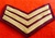 Number 1 Dress Para Sergeant Chevrons ( SGT PARA NO 1 Dress Tapes Gold on Maroon )