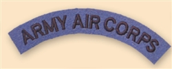 Re-Enactors Army Air Corps Shoulder Title ( Reenactors AAC Badges )