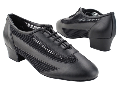 VF 2009 Black Leather - Women's Dance Shoes | Blue Moon Ballroom Dance Supply