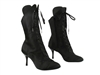 Style 3301 Black Satin Boot - Dance Footwear | Blue Moon Ballroom Dance Supply