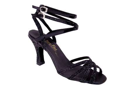 Style 5009 Black Sparkle - Women's Dance Shoes | Blue Moon Ballroom Dance Supply