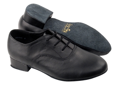 Style 919101B Black Leather - Boys Dance Shoes | Blue Moon Ballroom Dance Supply