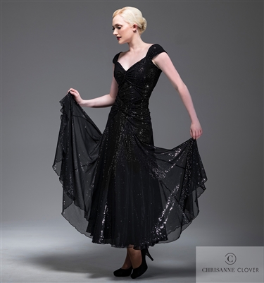 Style LBD Elise Long Dress - Women's Dancewear | Blue Moon Ballroom Dance Supply