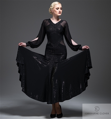 Style LBD Scarlett Long Dress - Women's Dancewear | Blue Moon Ballroom Dance Supply