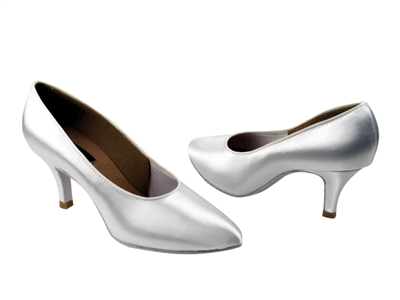 Style CD5021M White Satin - Ladies Dance Shoes | Blue Moon Ballroom Dance Supply
