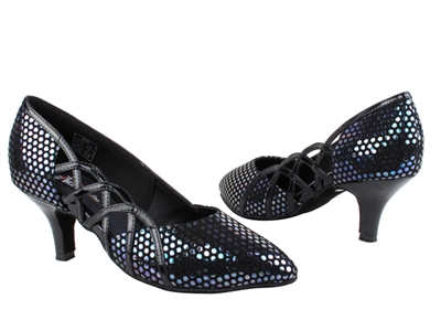 Style CD5501 Black Leather - Ladies Dance Shoes | Blue Moon Ballroom Dance Supply