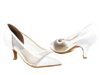 VF CD5502 White Satin - Ladies Dance Shoes | Blue Moon Ballroom Dance Supply