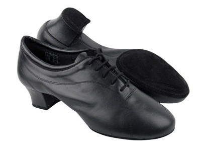 VF CD9316 Black Leather Split Sole Latin Heel - Men's Dance Shoes | Blue Moon Ballroom Dance Supply