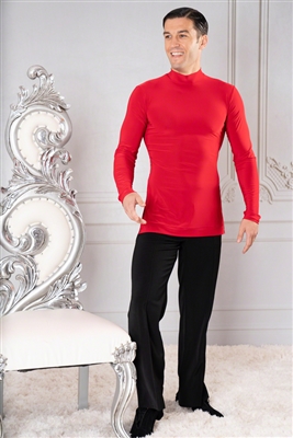 Style MS6A Simple Turtleneck no Trunks - Men's Dancewear | Blue Moon Ballroom Dance Supply