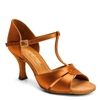 Style IDS 1018 Tan Satin - Women's Dance Shoes | Blue Moon Ballroom Dance Supply