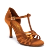 Style IDS Bela Tan Satin - Women's Dance Shoes | Blue Moon Ballroom Dance Supply