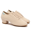 Beige Lycra 1.5" Heel Split-Sole Women's Practice Shoe - Beige Lycra | Blue Moon Ballroom Dance Supply