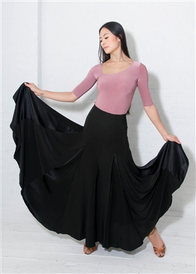 Style Alexa Ballroom Skirt Black | Blue Moon Ballroom Dance Supply