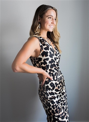 Style Gabriella Short Dress Animal Print - Women's Dancewear | Blue Moon Ballroom Dance Supply