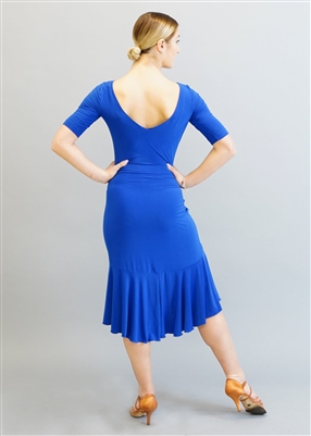 Style Miari Kaia Cobalt Blue Short Latin Dress - Women's Dancewear | Blue Moon Ballroom Dance Supply