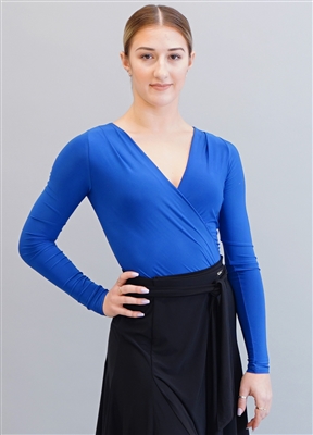 Style London Bodysuit Cobalt Top - Dancewear | Blue Moon Ballroom Dance Supply