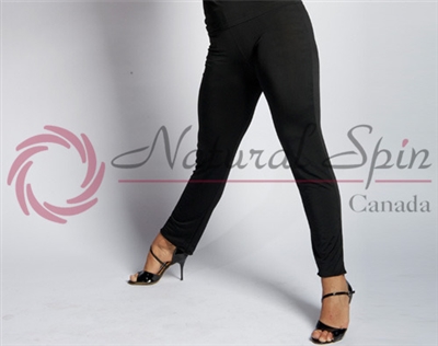 Style NS 10Pa001 Black Slim Fit Pant - Quality Dancewear | Blue Moon Ballroom Dance Supply