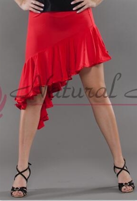 Style NS L08006 Red Latin Skirt | Blue Moon Ballroom Dance Supply